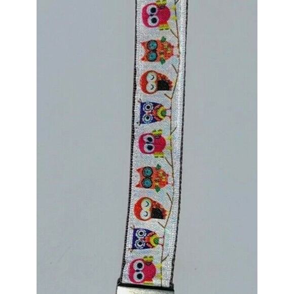 Key Chain Lanyard OWL Style Wrist Key Fob Handmade Colorful - Picture 2 of 4